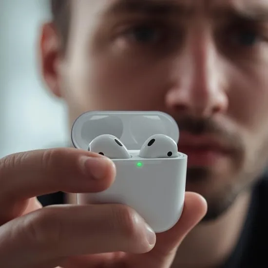airpods flashing green IMG01