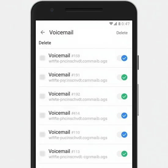 how to delete voicemail on android IMG02
