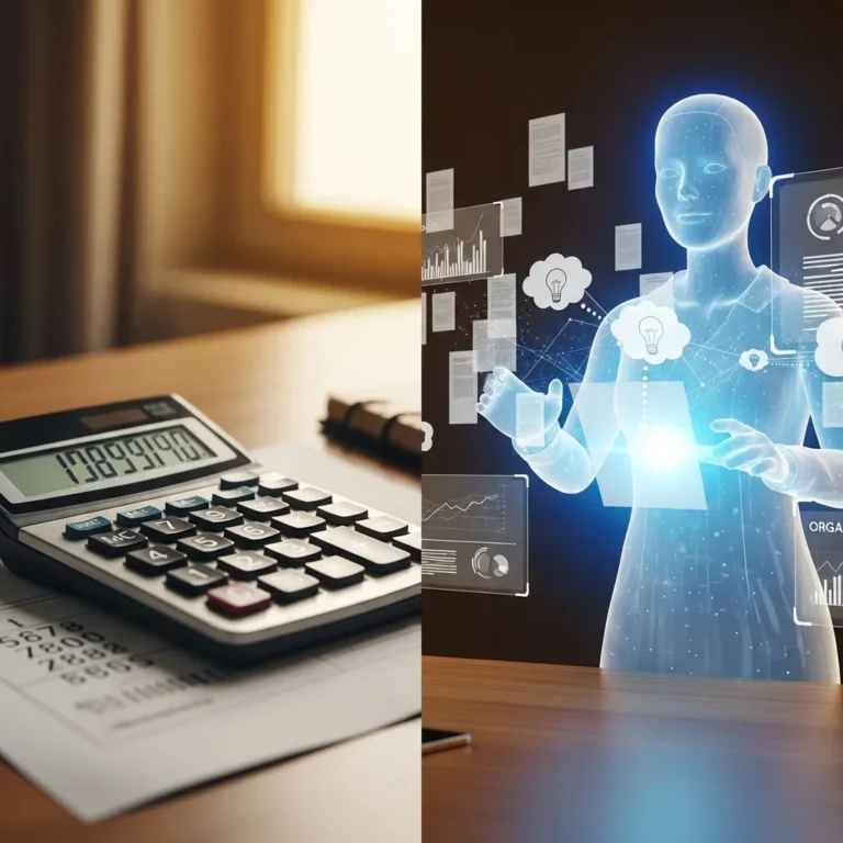 A photorealistic split-screen comparison showing two contrasting scenes