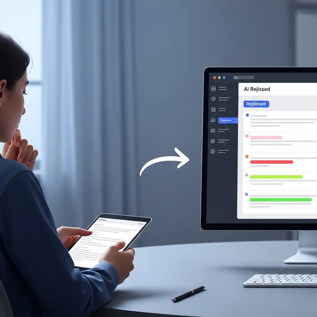 A high-quality digital illustration depicting a collaborative feedback loop