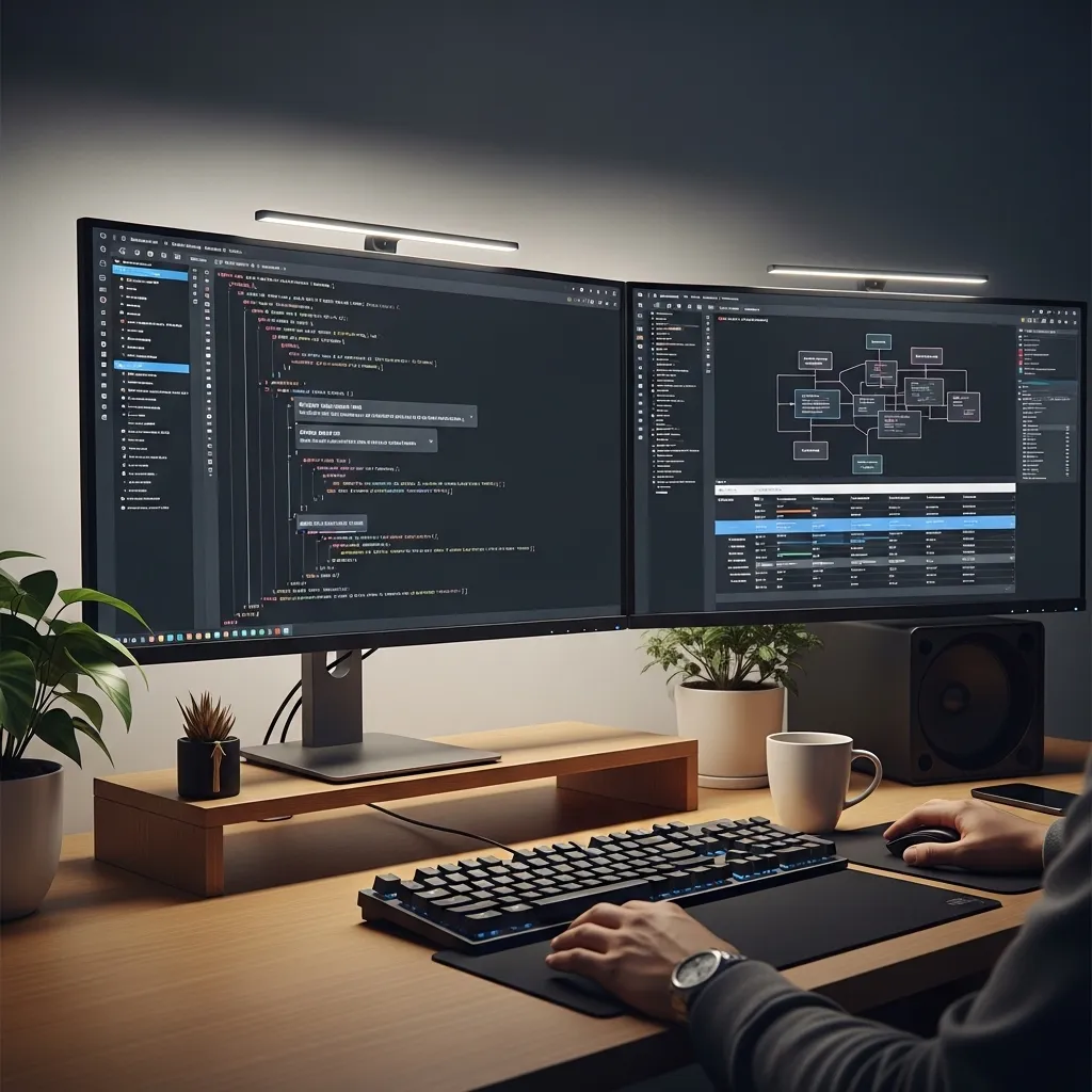 A detailed infographic-style illustration showing the evolution of successful AI implementation