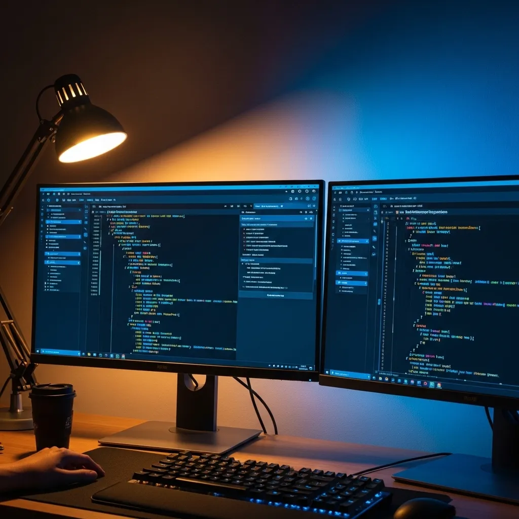 A symbolic illustration showing balanced human-AI collaboration in professional work