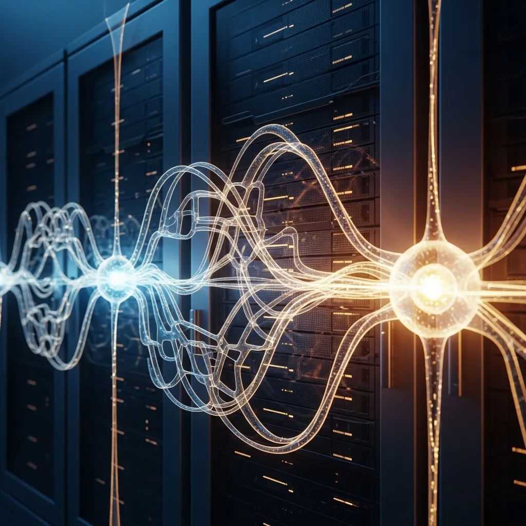 A conceptual digital illustration representing unpredictable AI costs