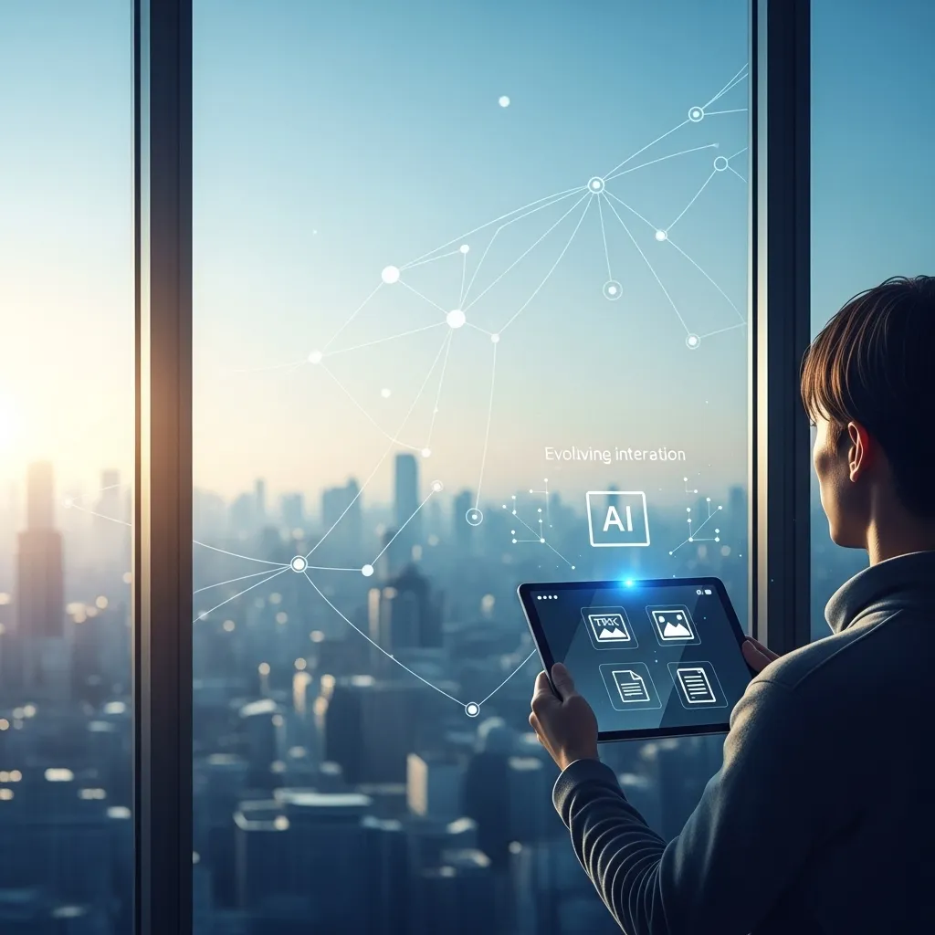 A hopeful, forward-looking digital illustration