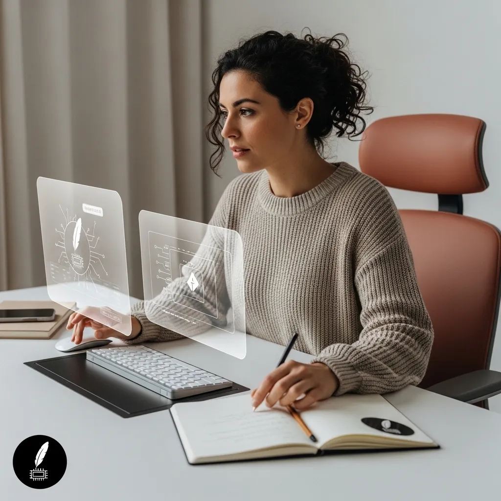 A diverse collage-style illustration showing three different blogging approaches