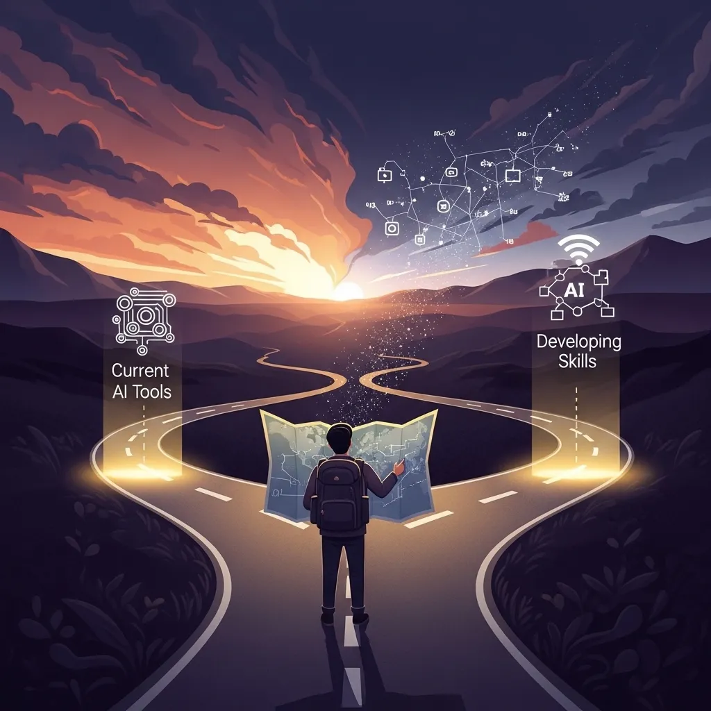 A metaphorical path forward through a landscape of constant change